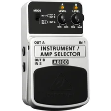 Pedal Guitarra Behringer Instrument Amp Selector Ab100 Loja Cor Branco Foto mini 1