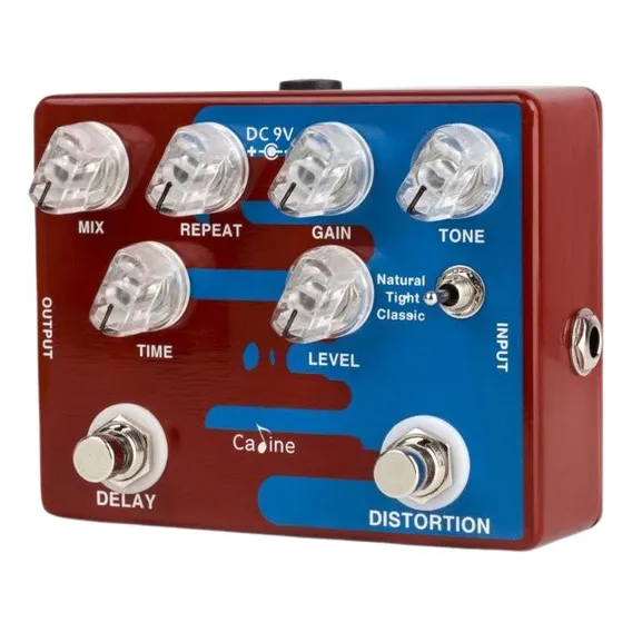 Pedal Guitarra Distortion Delay Caline Foto 1