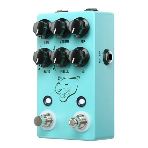 Pedal Jhs Panther Cub V2 Delay Analógico Tap Tempo (novo/nf) Cor Azul Foto 1