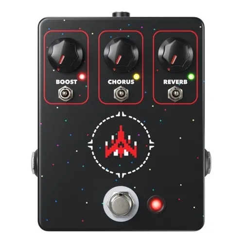 Pedal Jhs Space Commander, Boost, Chorus, Reverb Cor Preto Foto 1
