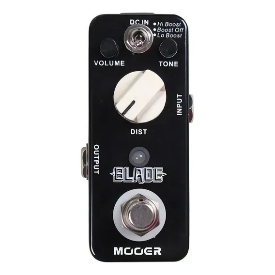 Pedal Mooer Blade Metal Distortion Mbmd Pedal Distorção Cor Preto Foto 1