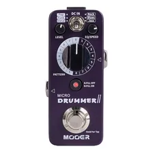 Pedal Mooer Drummer Mdm2 Preto Tap Tempo Com Foto mini 1