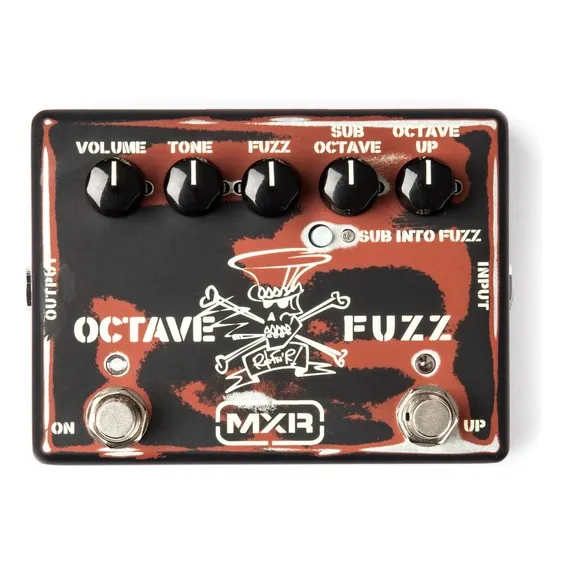 Pedal Mxr Sf01 Slash Octave Fuzz Dunlop E -e Cor Preto Foto 1