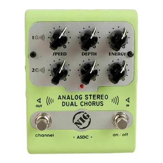 Pedal Nig Analog Dual Chorus Stereo Guitarra Baixo Asdc Foto 1