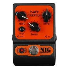 Pedal Nig Pocket Power Distortion Cor Laranja Foto mini 3