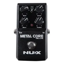 Pedal Nux Metal Core Deluxe Cor Preto Foto  mini 1