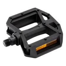 Pedal Nylon Plataforma Rosca Grossa 9/16 Eixo com Esferas E Refletivos Resistente Preto Foto mini 4