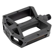 Pedal Nylon Plataforma Rosca Grossa 9/16 Eixo com Esferas E Refletivos Resistente Preto Foto mini 3