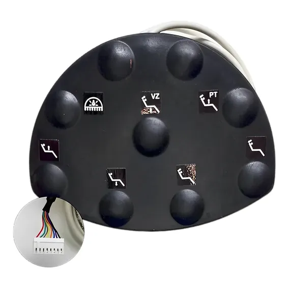 Pedal Odontológico Múltiplo Universal Gnatus Cor Preto Foto 1