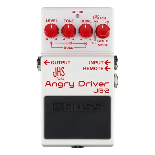 Pedal Overdriver Angry Driver Edição Boss+jhs Pedals Jb-2 Cor Branco Foto 1