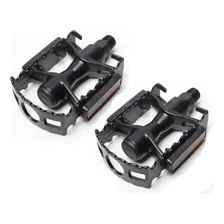 Pedal P/ Bicicleta Mtb Alumínio Preto 9/16 Grosso C/ Esfera Foto mini 1