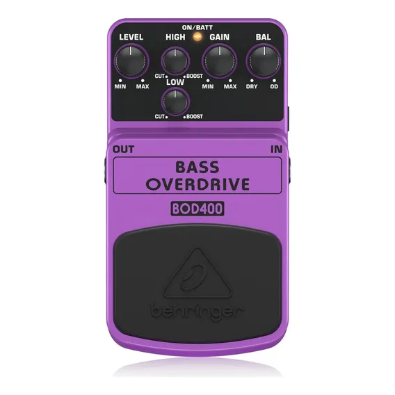 Pedal P Contrabaixo Behringer Bod400 Bass Overdrive -nf/gita Foto 1