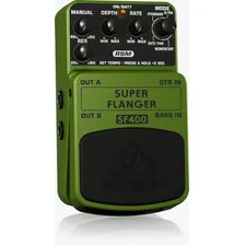 Pedal Para Guitarra Behringer Sf400 Super Flanger Cor Verde Foto mini  2