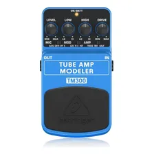 Pedal Para Guitarra Behringer Tm300 Tube Amp Modeler Cor Azul Foto mini  2