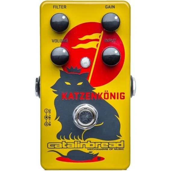 Pedal Para Guitarra Catalinbread Katzenkonig Fuzz Nf-e Cor Amarelo Foto 1