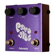 Pedal Para Guitarra Fuhrmann Psico Vibe Pv01 Cor Roxo Foto mini 4