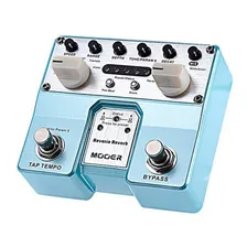 Pedal Para Guitarra Mooer Reverie Reverb Trv2 Cor Azul Foto  mini 1
