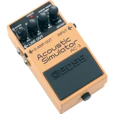 Pedal Para Guitarras Boss Ac-3 Acoustic Simulator Cor Amarelo Foto mini 1