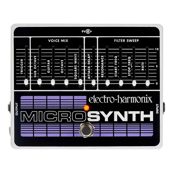 Pedal Pedaleira Electro Harmonix Ehx Microsynth Sintetizador Nyc Usa Original + Fonte Foto 1