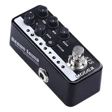 Pedal Pré-amp Simulador Mooer M015 Brown Sound Para Guitarra (baseado No Peavey 5150 Evh) Cor Preto Foto mini 2