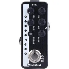 Pedal Pré-amp Simulador Mooer M015 Brown Sound Para Guitarra (baseado No Peavey 5150 Evh) Cor Preto Foto mini 1