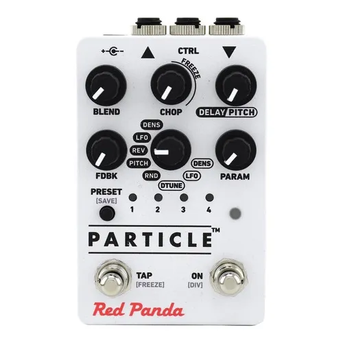 Pedal Red Panda Particle 2 Granular Delay Cor Branco Foto 1