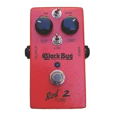 Pedal Red Tube Trt-2 Super Power Distorcion Black Bug Cor Vermelho Foto mini 1