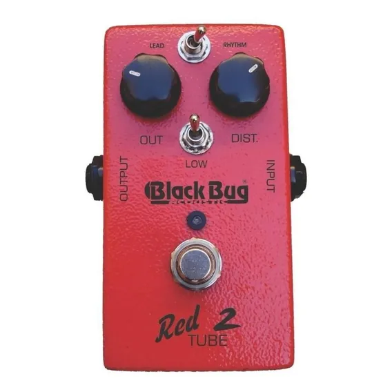 Pedal Red Tube Trt-2 Super Power Distorcion Black Bug Cor Vermelho Foto 1