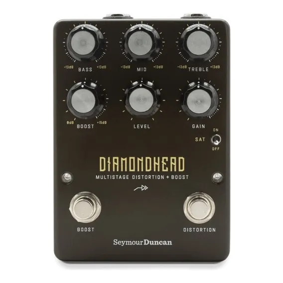 Pedal Seymour Duncan Diamondhead Multistage Distortion Cor Verde Foto 1