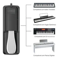 Pedal Sustain Teclado Piano Yamaha Roland Casio Korg Kurzwei Foto mini 2