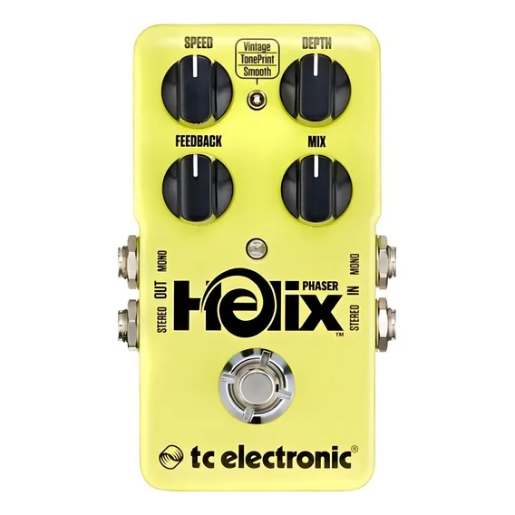 Pedal Tc Electronic Helix Phaser Para Guitarra E Contrabaixo Cor Preto Foto 1