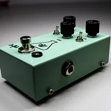 Pedal Tube Screamer Zen Effects Ts808 Com Upgrade - 12x Igua Cor Surf Green Foto mini 4