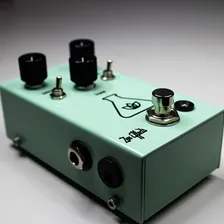Pedal Tube Screamer Zen Effects Ts808 Com Upgrade - 12x Igua Cor Surf Green Foto mini 1