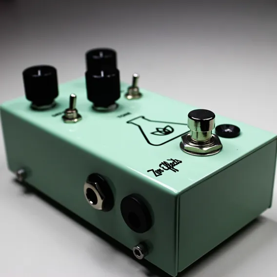 Pedal Tube Screamer Zen Effects Ts808 Com Upgrade - 12x Igua Cor Surf Green Foto 1