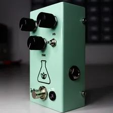 Pedal Tube Screamer Zen Effects Ts808 Com Upgrade - 12x Igua Cor Surf Green Foto mini 3