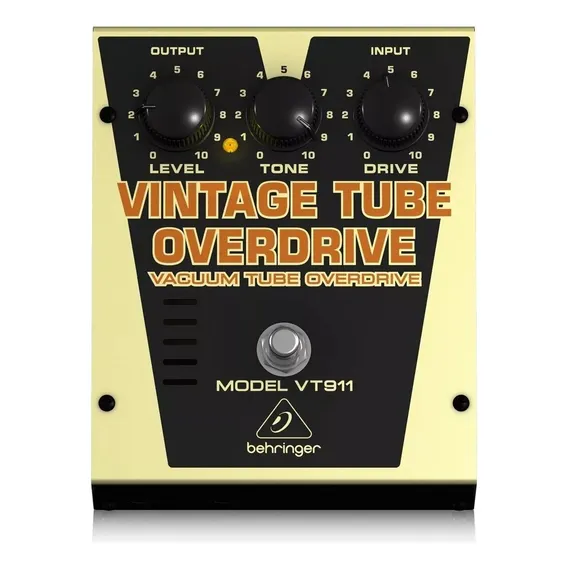 Pedal Vintage Tube Overdrive Behringer Vt911 + Foto 1
