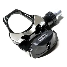 Pedal Wellgo R251 Bike Speed Road Rolamento Clip Eixo Cromo Foto mini 4