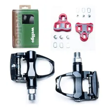 Pedal Wellgo Road Speed R096b Clip 335g Preto + Tacos Foto mini 1