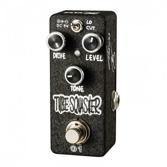 Pedal Xvive T01 Tube Squasher Overdrive Cor Preto Foto 1