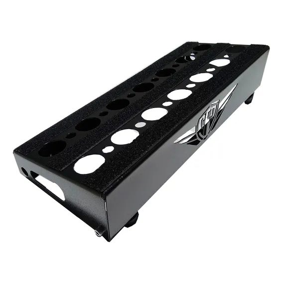 Pedalboard 35x14 Miniboard Com Jacks In Out Cor Preto Foto 1