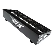 Pedalboard 35x14 Miniboard Com Jacks In Out Cor Preto Foto mini 4