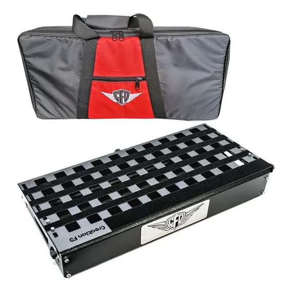 Pedalboard Creationfd Novaboard 60x30cm Com Softbag Cor Preto Foto 1