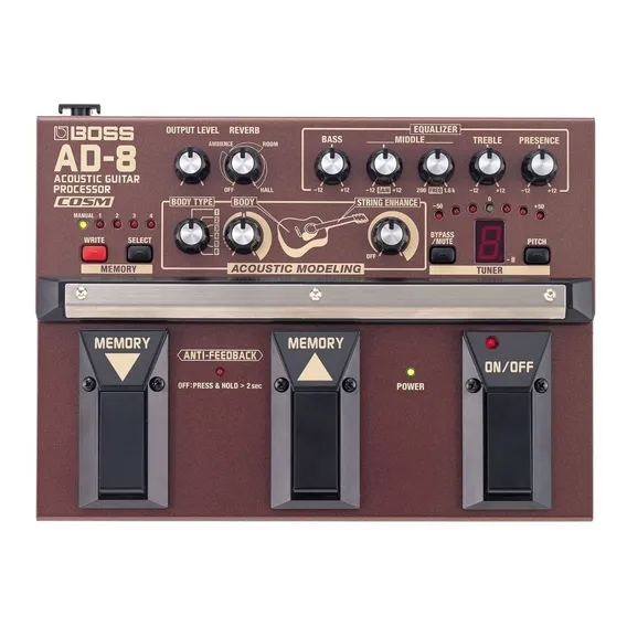 Pedaleira Boss Ad-8 Processador Cosm Efeitos Timbres Violão Foto 1
