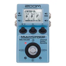 Pedaleira Zoom Multistomp Ms 70cdr Para Guitarra Foto  mini 1