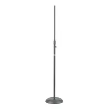 Pedestal De Microfone Reto Stagg Mis-1120 Base Redonda Preto Foto  mini 1