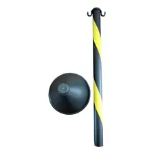 Pedestal De Segurança Zebrado Amarelo/preto 90cm Foto mini 2