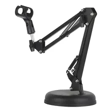 Pedestal Suporte Articulado De Mesa P/ Microfone Base M贸vel Foto mini 3