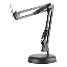 Pedestal Suporte Articulado De Mesa P/ Microfone Base M贸vel Foto mini 1