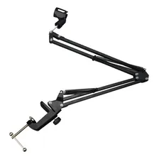 Pedestal Suporte Mesa Braço Articulado Para Microfone Studio Foto mini 3