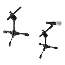 Pedestal Suporte Mini Girafa Ask Spm Light Microfone De Mesa Foto mini 4